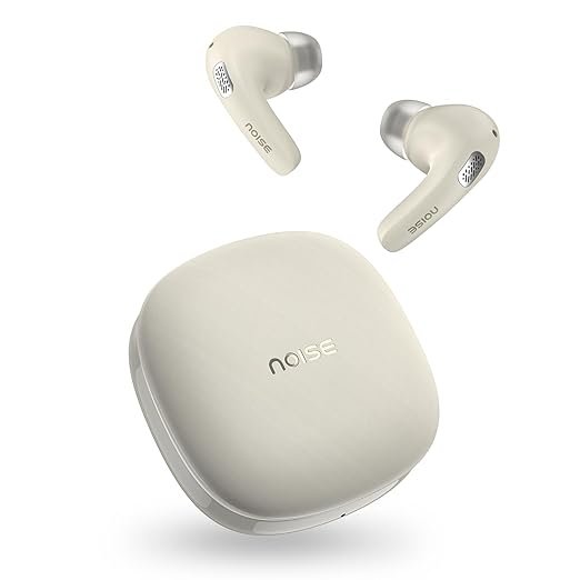 Noise Newly Launched Buds E1 in-Ear Truly Wireless Earbuds with Pebble Grain Design, 35H of Playtime, Quad mic ENC,10mm Driver, Low Latency, BT v5.3 (Dune Beige) Visit the Noise Store